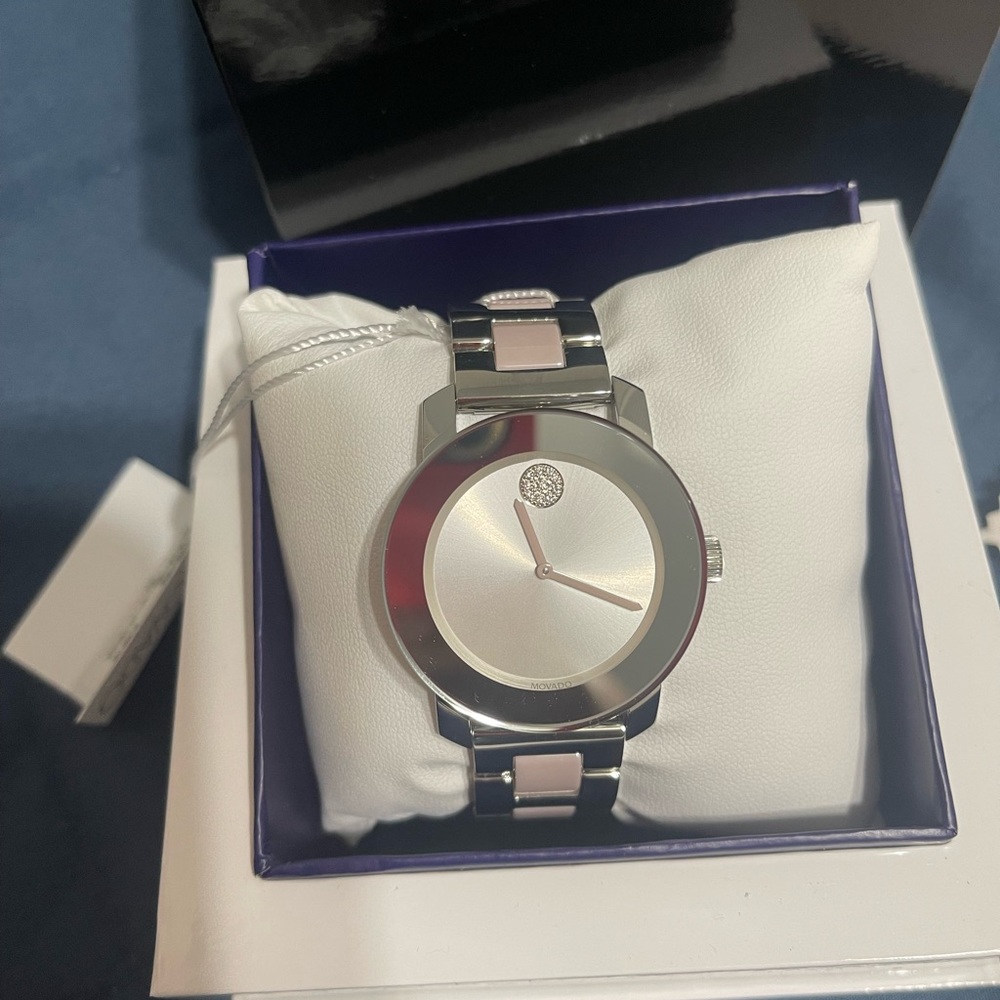 Brand New Authentic Movado BOLD Ceramic Watch